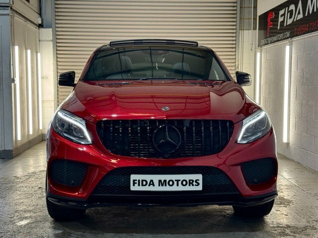 Mercedes-Benz GLE Coupe 2019 3.0 Gle350d V6 Amg Night Edition Premium Plu OV19OGO Red #2