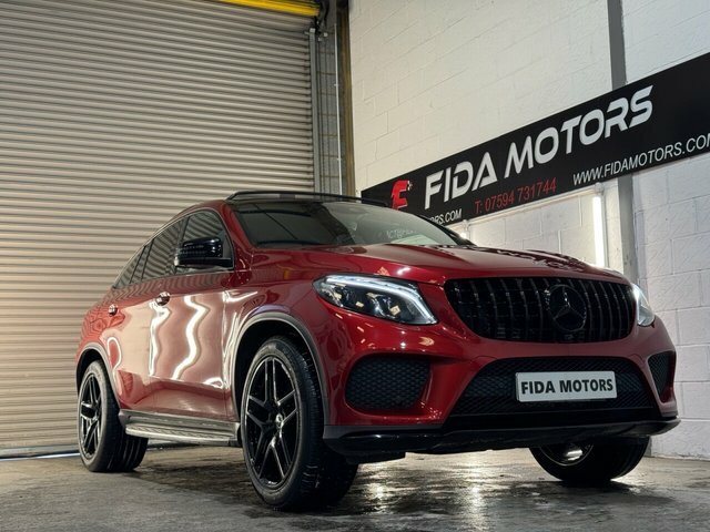 Mercedes-Benz GLE Coupe 2019 3.0 Gle350d V6 Amg Night Edition Premium Plu OV19OGO Red #3