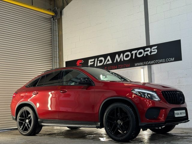 Mercedes-Benz GLE Coupe 2019 3.0 Gle350d V6 Amg Night Edition Premium Plu OV19OGO Red #4