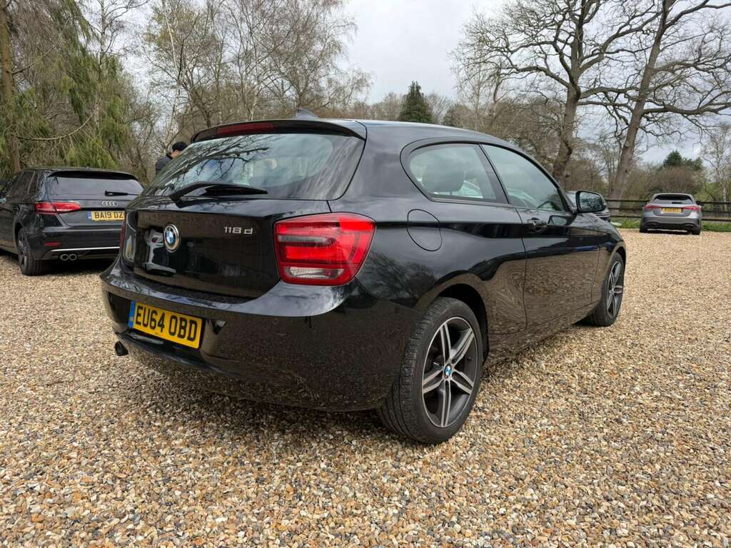 BMW 1 Series 2.0 118D Sport EU64OBD Black #2