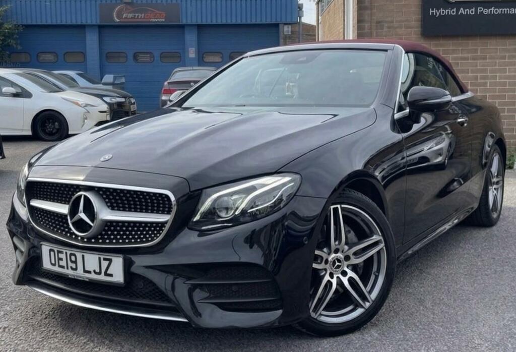 Mercedes-Benz E Class 2.0 E220d Amg Line Cabriolet Black