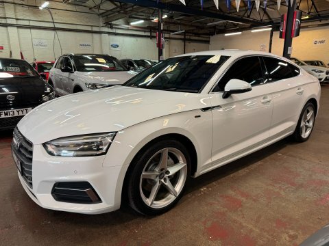 Audi A5 Sportback Tdi Quattro MT17XMR White #4