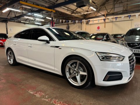 Audi A5 Sportback Tdi Quattro MT17XMR White #3