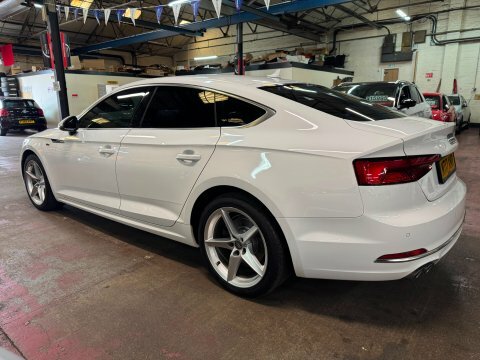 Audi A5 Sportback Tdi Quattro MT17XMR White #5