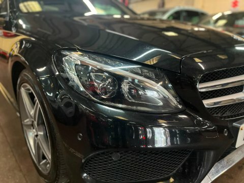 Mercedes-Benz C Class C200 Bluetec Amg Black #4