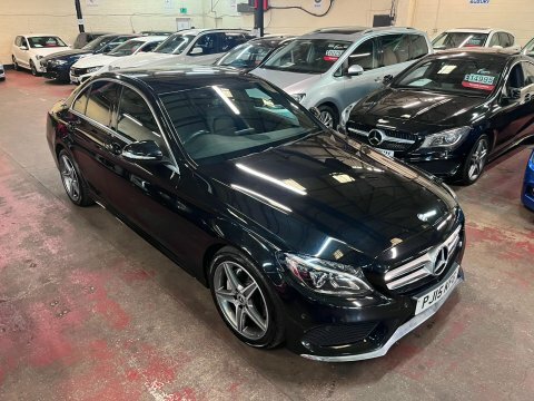 Mercedes-Benz C Class C200 Bluetec Amg Black #6
