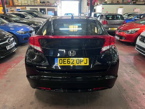 Honda Civic I-vtec Ex Black #5