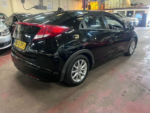 Honda Civic I-vtec Ex Black #6
