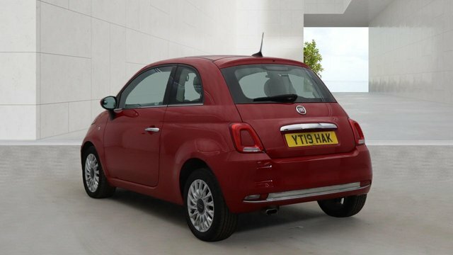 Fiat 500 2019 1.2 Lounge Hatchback Euro 6 Red #2