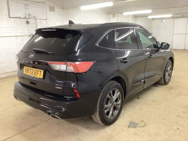 Ford Kuga 2022 2.5 Ecoboost Duratec 14.4Kwh St-line Suv YR72EFT Black #3