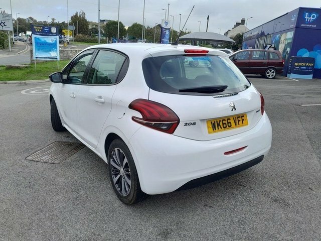 Peugeot 208 2016 1.2 Puretech Active Design Lime Hatchback White #4