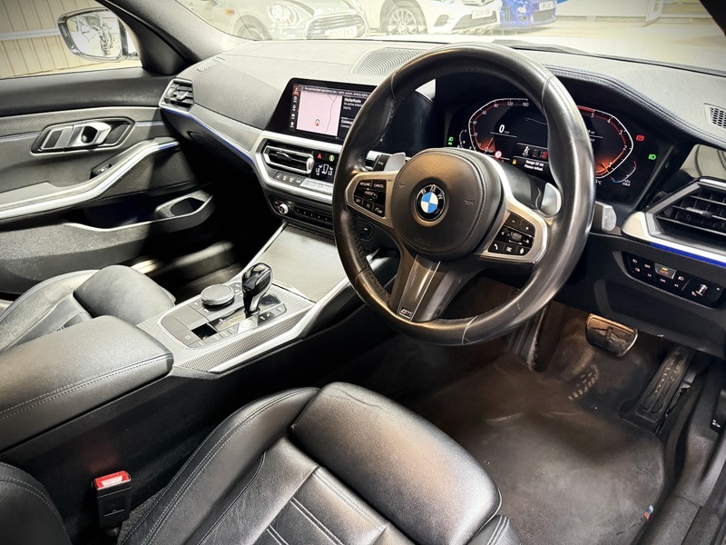 BMW 3 Series 320D M Sport FL69DSY White #3
