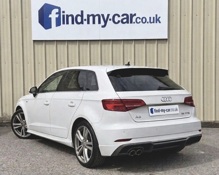 Audi A3 Sportback Tfsi S Line YF19WEP White #2