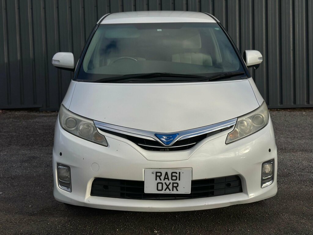 Toyota Estima Hybrid White #2