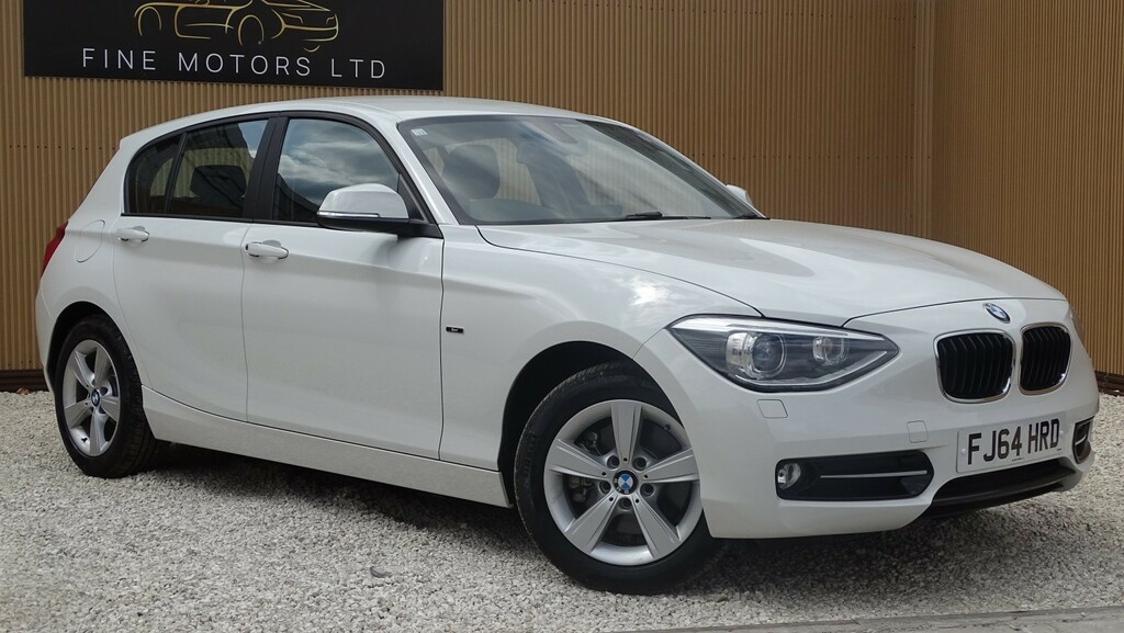 BMW 1 Series Hatchback 1.6 116I Sport 201464 White #2