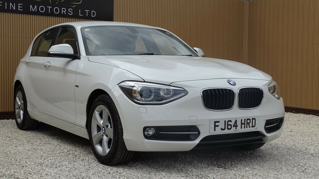BMW 1 Series Hatchback 1.6 116I Sport 201464 White #3