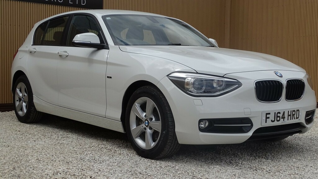 BMW 1 Series Hatchback 1.6 116I Sport 201464 White #4