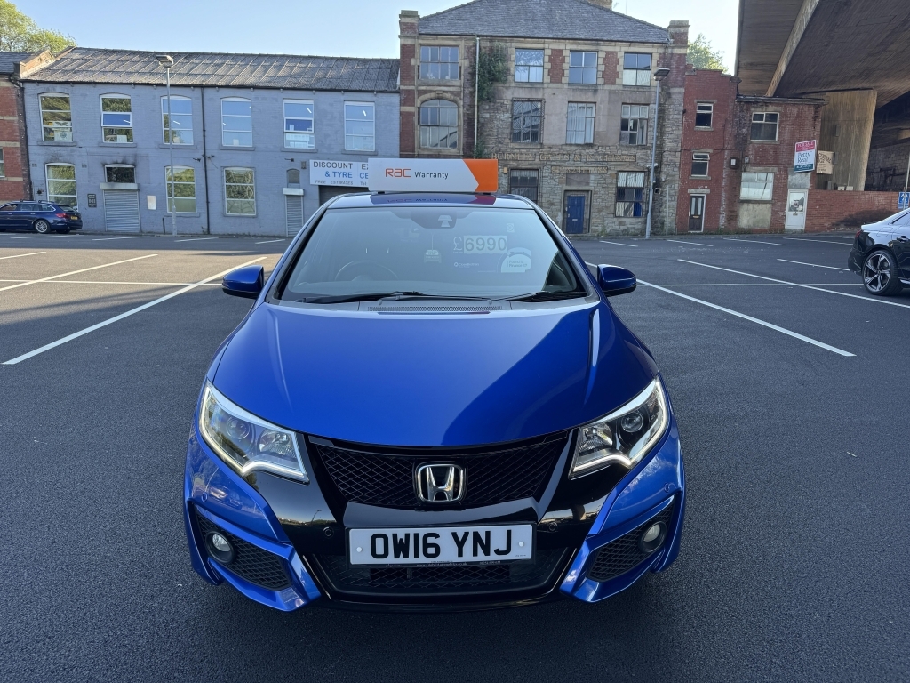 Honda Civic 1.6 I-dtec Sport Blue #3