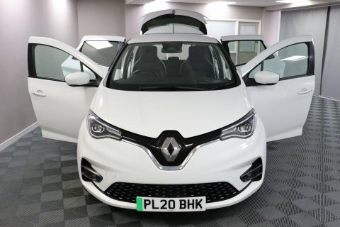 Renault Zoe 55 Kwh 2020 White #6