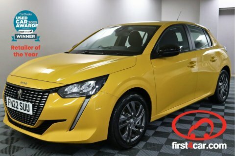 Peugeot 208 2022 22 Puretech Yellow