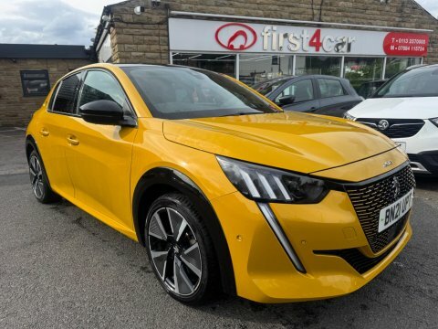 Peugeot e-208 50 Kwh 2021 Yellow