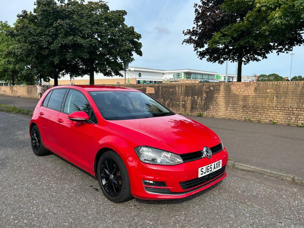 Volkswagen Golf 2.0 Tdi Bluemotion Tech Gt Euro 6 S S SJ65AXR Red #2