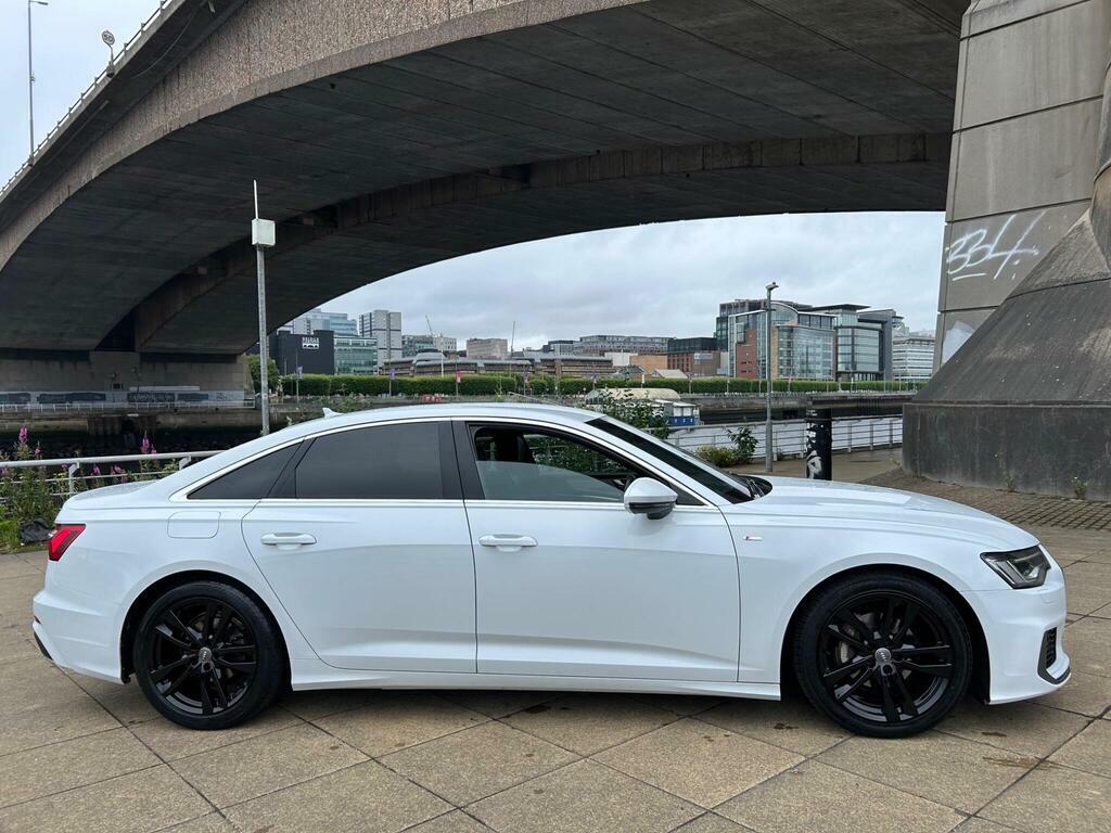 Audi A6 Saloon 2.0 Tdi 40 S Line S Tronic Euro 6 S S White