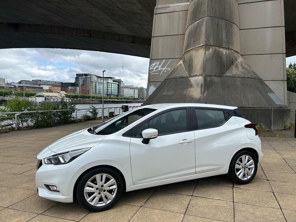Nissan Micra 1.0 Ig-t Acenta Euro 6 S S White #3