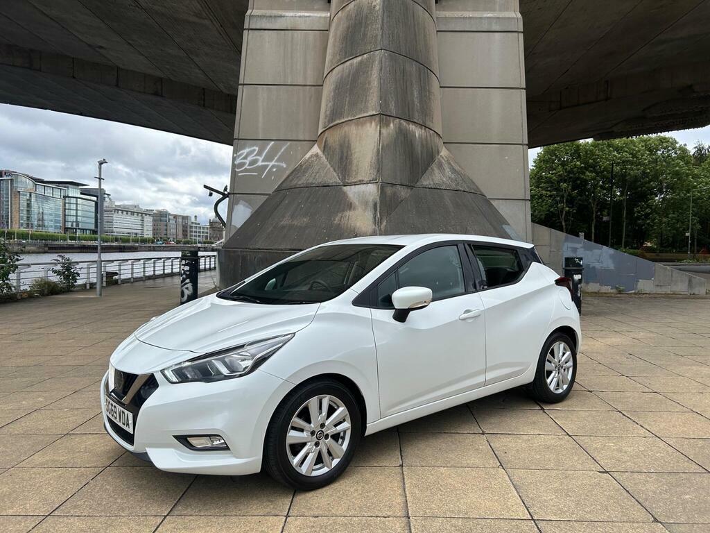 Nissan Micra 1.0 Ig-t Acenta Euro 6 S S White #2