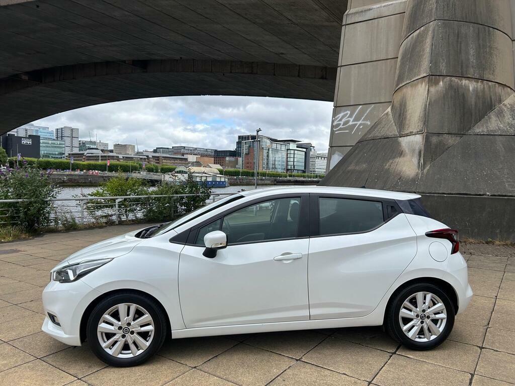 Nissan Micra 1.0 Ig-t Acenta Euro 6 S S White #4