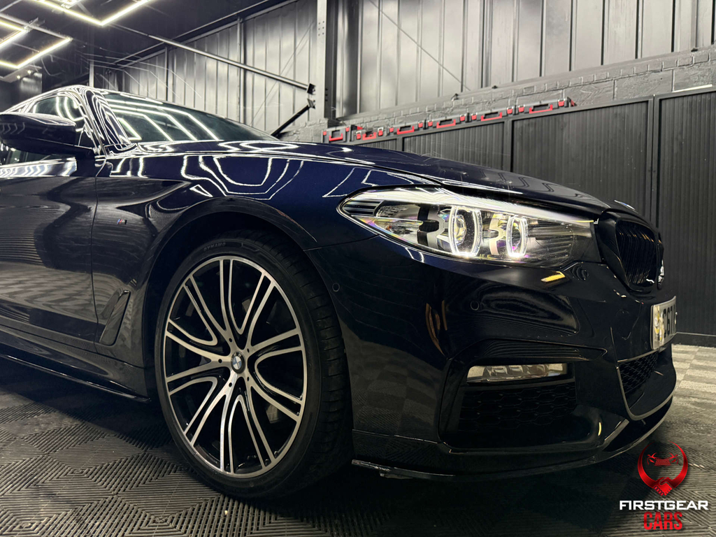 BMW 5 Series 520D 190 M Sport Step 2017 White #7