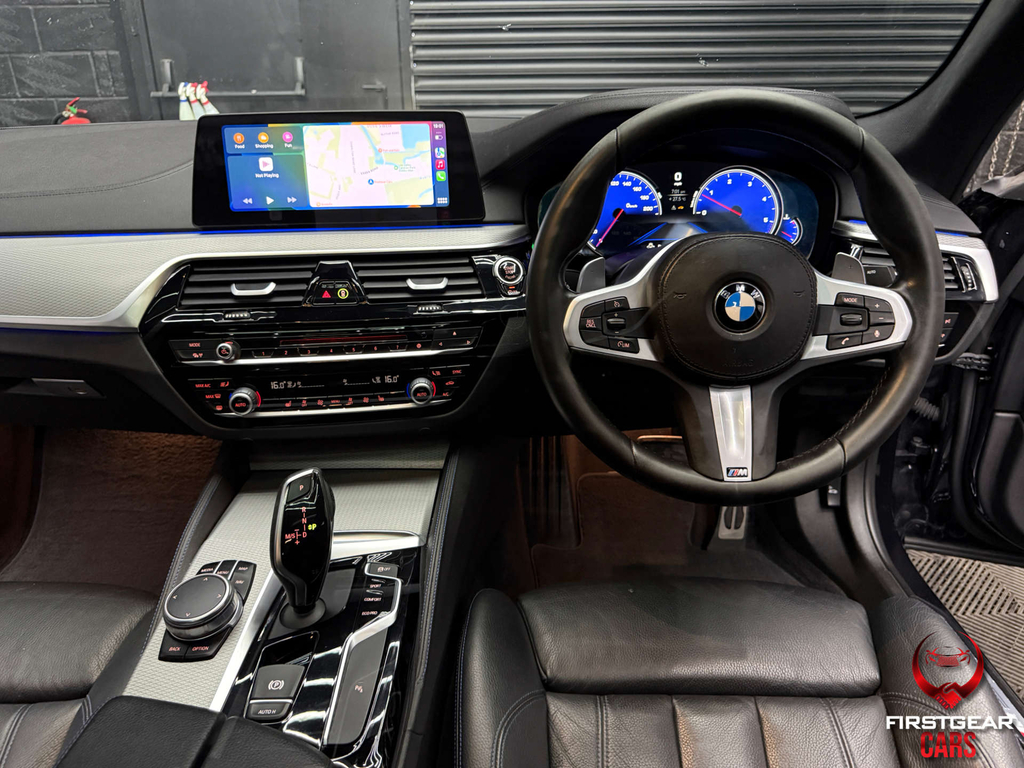 BMW 5 Series 520D 190 M Sport Step 2017 White #27
