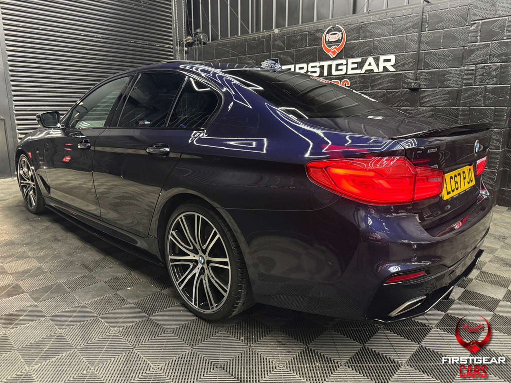 BMW 5 Series 520D 190 M Sport Step 2017 White #11