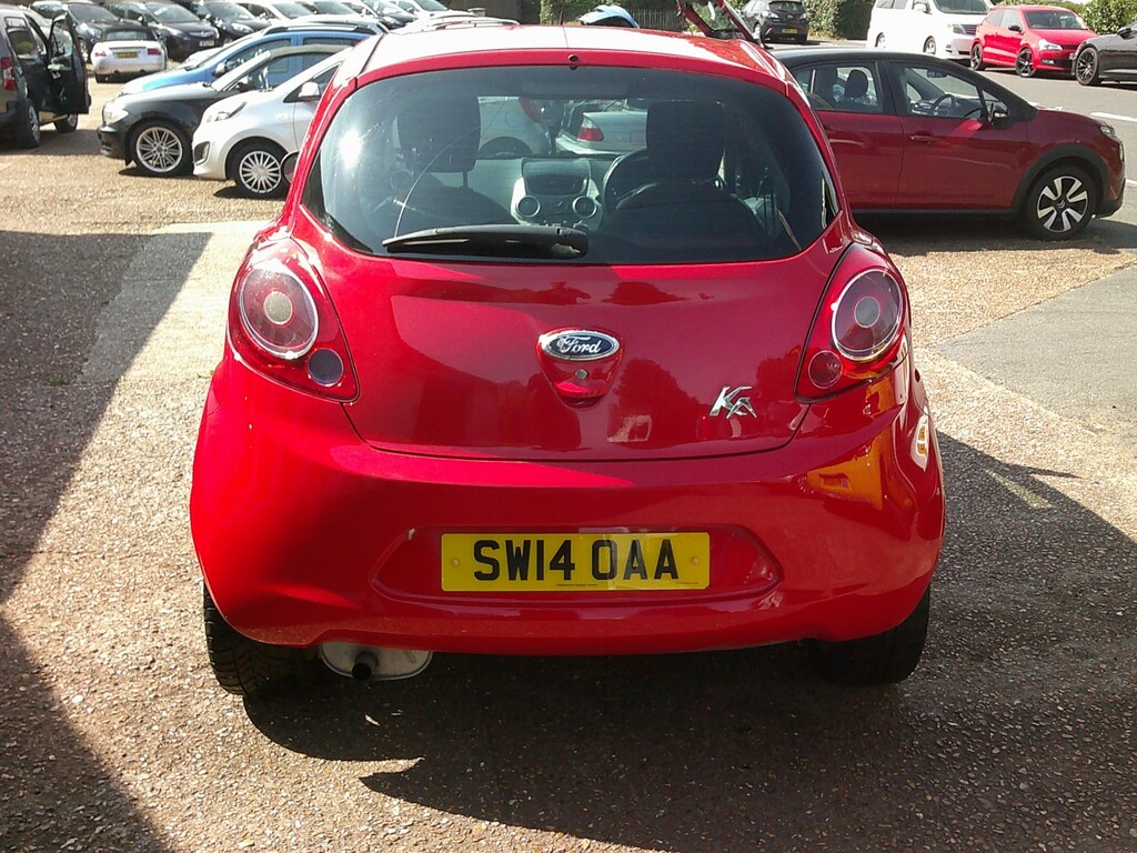Ford KA Hatchback 1.2 Zetec 2014 Red #3