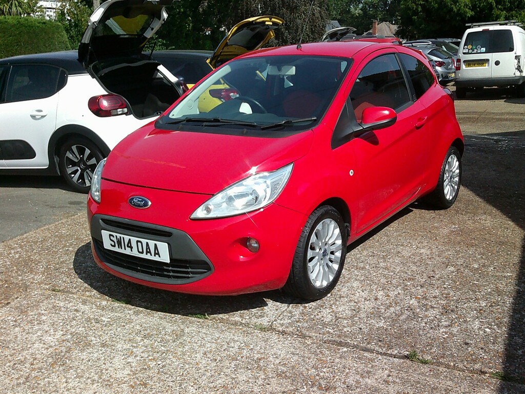 Ford KA Hatchback 1.2 Zetec 2014 Red #5
