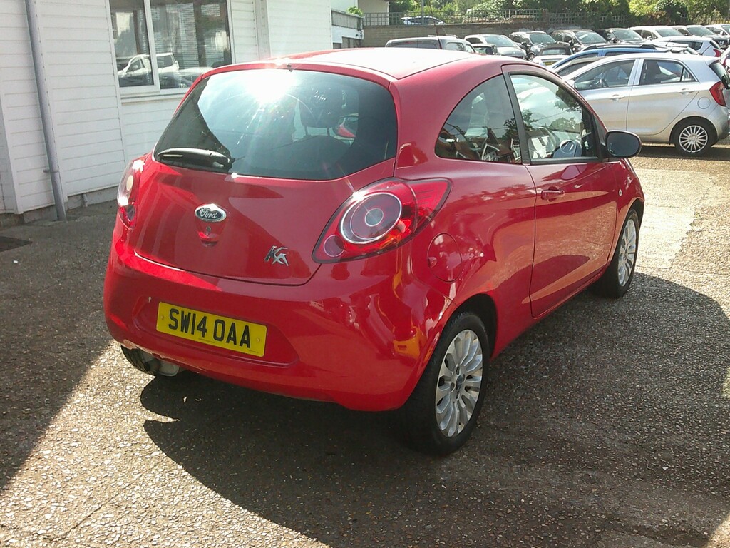 Ford KA Hatchback 1.2 Zetec 2014 Red #2