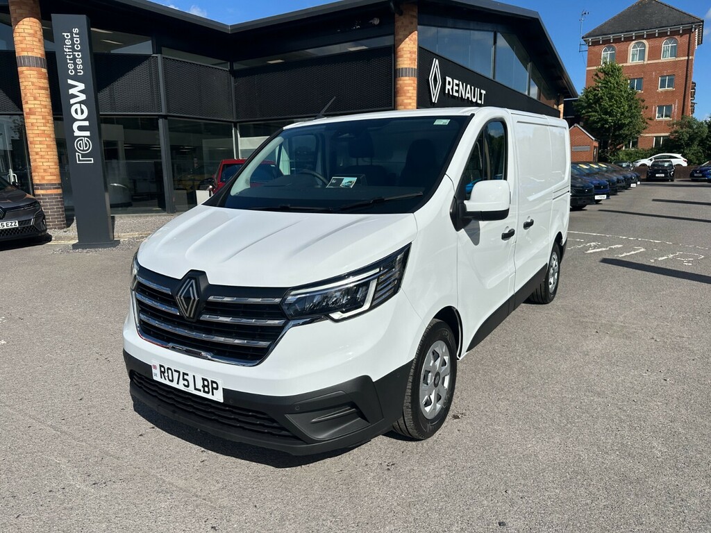 Renault Trafic Sl30 Blue Dci 130 Advance Safety Van White #3