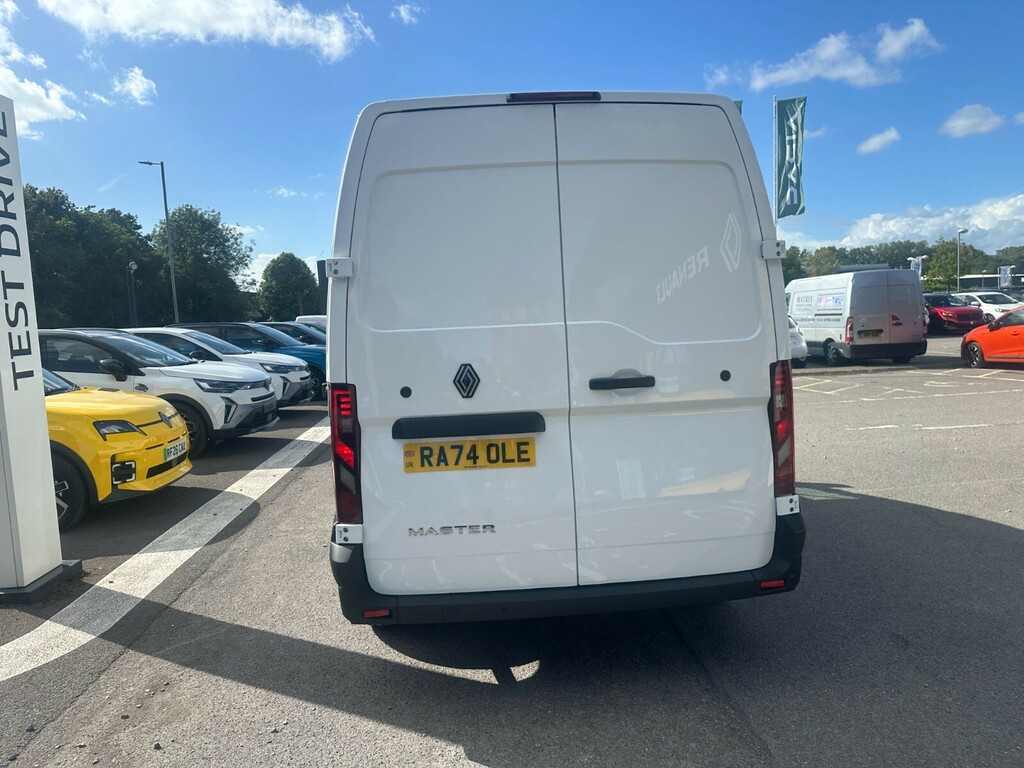 Renault Master Mm35 Blue Dci 150 Advance Medium Roof Van RA74OLE White #6
