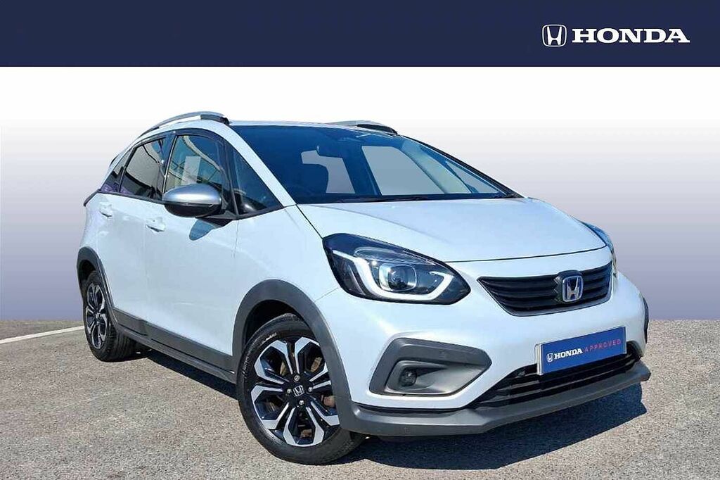 Honda Jazz 1.5 I-mmd Hybrid Crosstar Ex Ecvt White