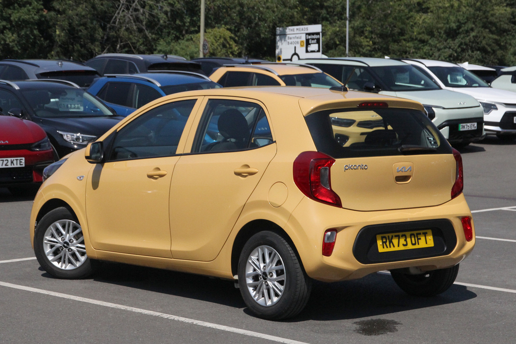 Kia Picanto 1.0 2 4 Seats RK73OFT Yellow #3