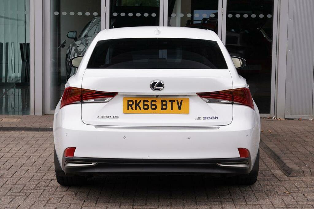 Lexus IS 300H F Sport Premium Nav Leather White #5