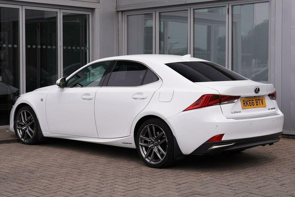 Lexus IS 300H F Sport Premium Nav Leather White #2