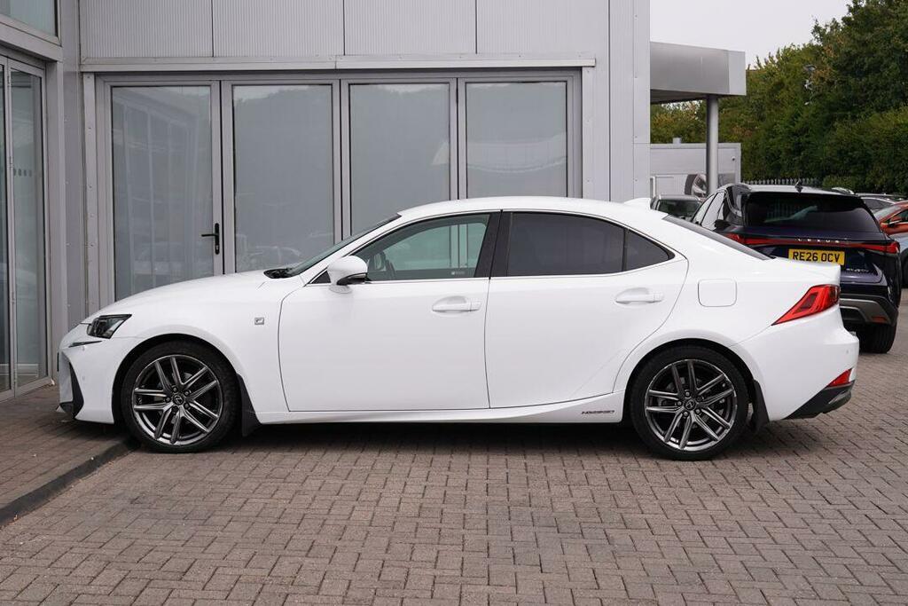 Lexus IS 300H F Sport Premium Nav Leather White #3