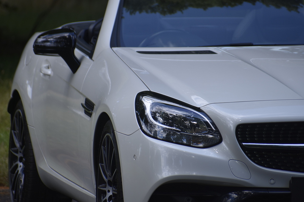 Mercedes-Benz SLC Convertible White #3