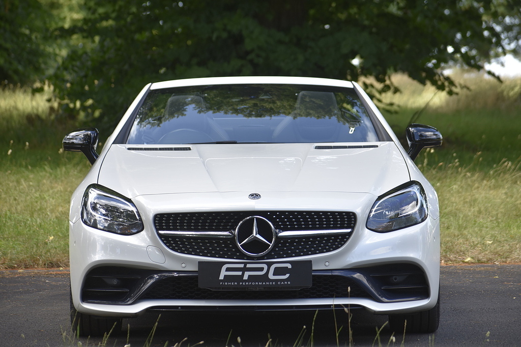 Mercedes-Benz SLC Convertible White #4