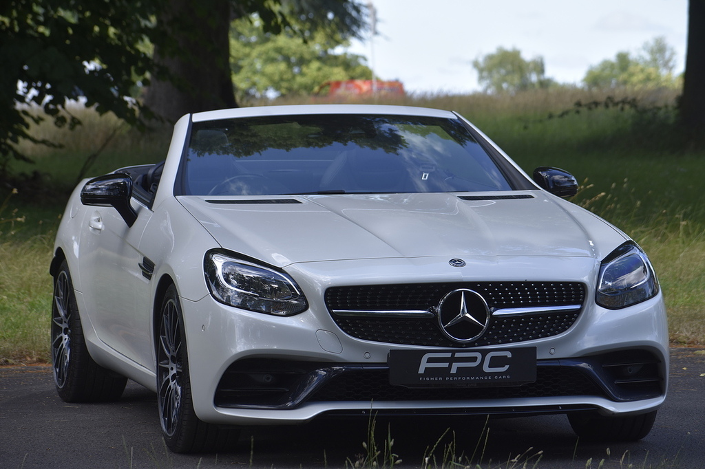 Mercedes-Benz SLC Convertible White #2