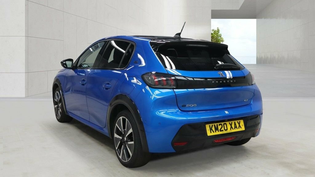 Peugeot e-208 208 Gt Ev Blue #4