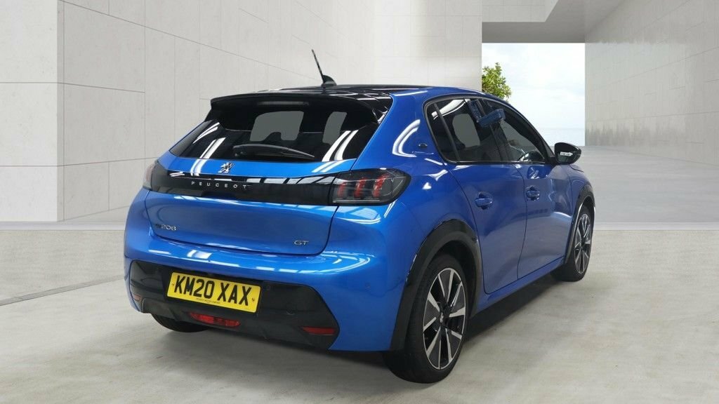 Peugeot e-208 208 Gt Ev Blue #5