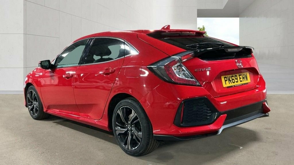 Honda Civic 1L Ex Red #4
