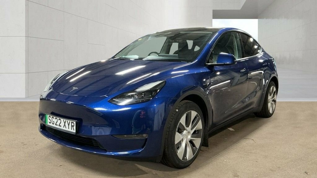 Tesla Model Y Suv Blue #3